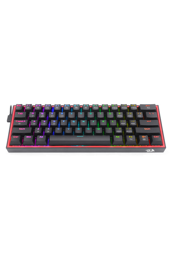 REDRAGON - Redragon K616-RGB Fizz Pro Black 65% Wireless Mechanical Keyboard - black