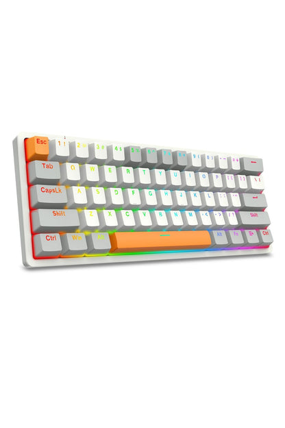 REDRAGON - K642WGO-RGB Akali 61Key KB - white