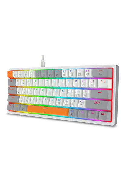REDRAGON - K642WGO-RGB Akali 61Key KB - white