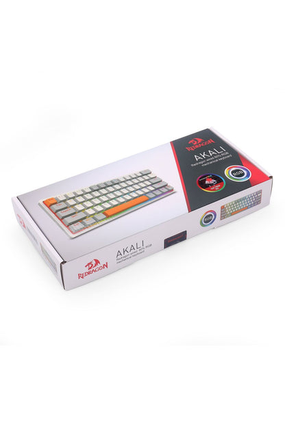 REDRAGON - K642WGO-RGB Akali 61Key KB - white