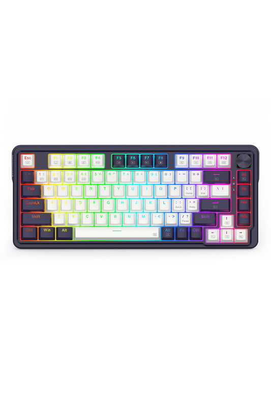 REDRAGON - K673WB-RGB-PRO 75% gasket KB - white