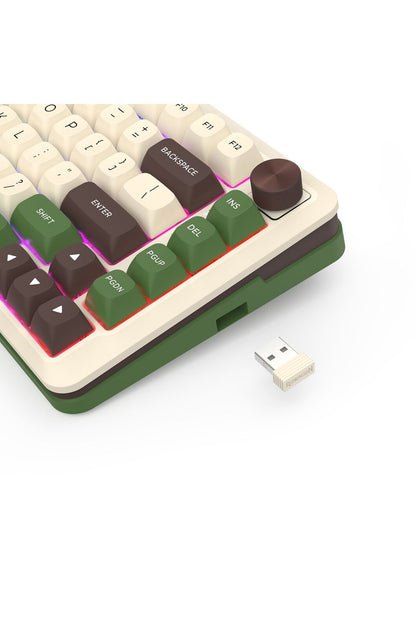 REDRAGON - K681WBP-RGB-PRO Cyrus 75% KB - beige