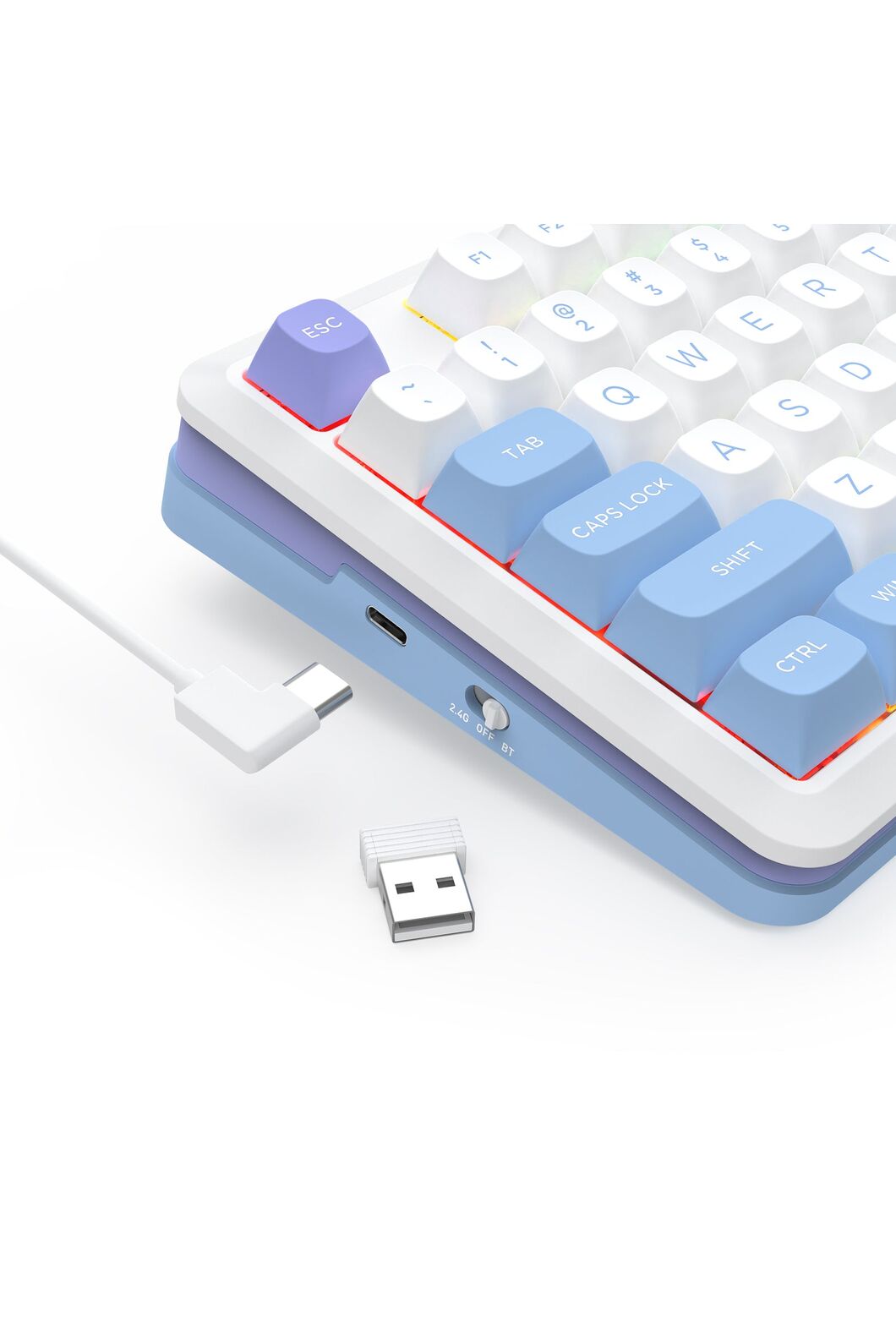 REDRAGON - K681AGC-RGB-PRO Cyrus 75% KB - purple