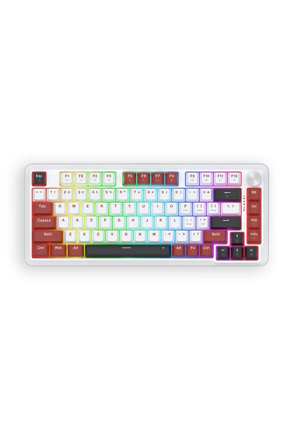 REDRAGON - Redragon K721WRB RGB Stormhunter Red 75% Rapid Trigger Magnetic Keyboard - red