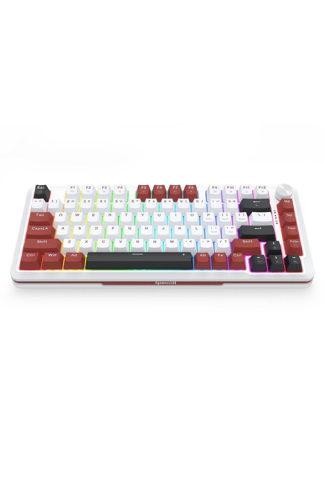 REDRAGON - Redragon K721WRB RGB Stormhunter Red 75% Rapid Trigger Magnetic Keyboard - red