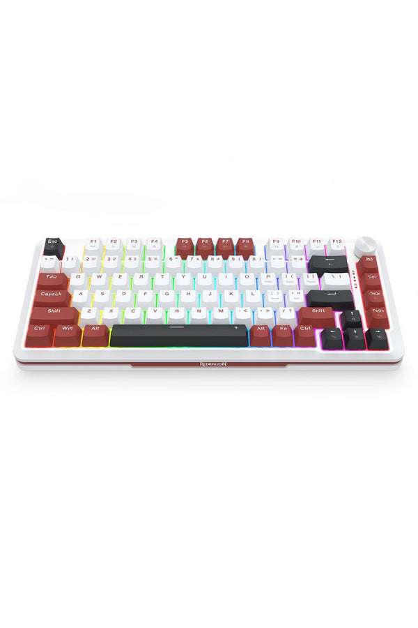 REDRAGON - Redragon K721WRB RGB Stormhunter Red 75% Rapid Trigger Magnetic Keyboard - red