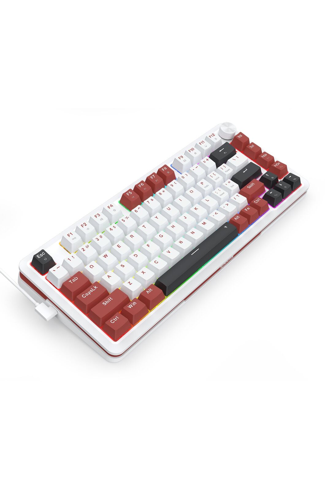 REDRAGON - Redragon K721WRB RGB Stormhunter Red 75% Rapid Trigger Magnetic Keyboard - red