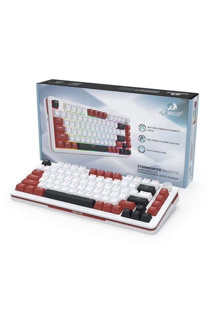 REDRAGON - K721WRB-RGB-M StormhunterRT KB - red
