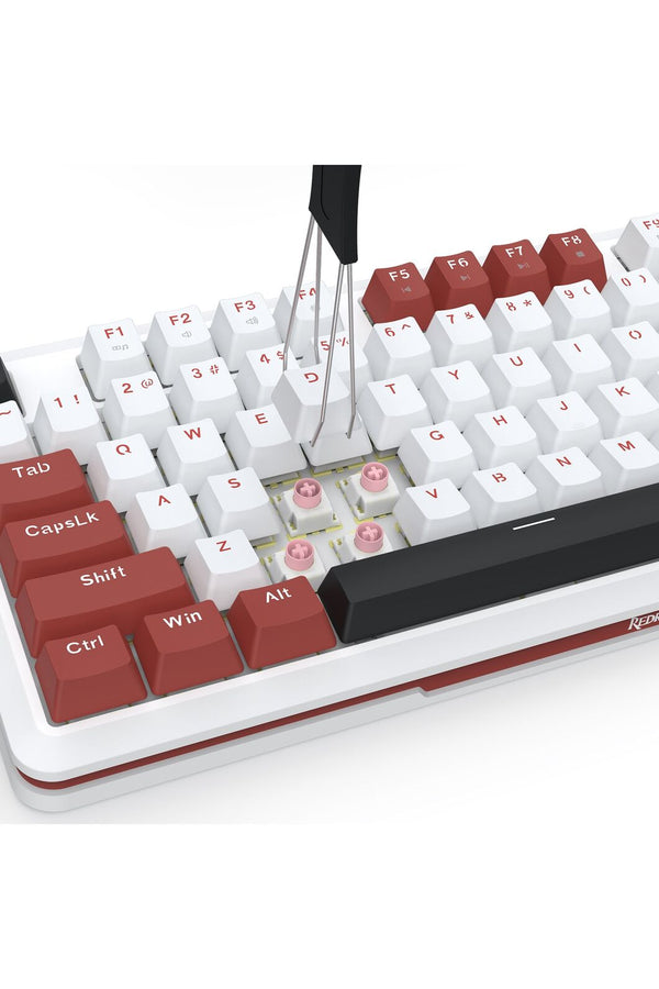 REDRAGON - Redragon K721WRB RGB Stormhunter Red 75% Rapid Trigger Magnetic Keyboard - red