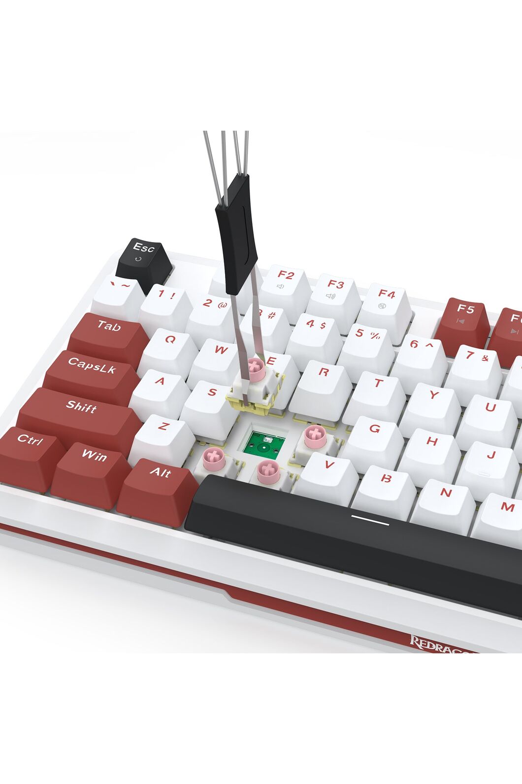 REDRAGON - Redragon K721WRB RGB Stormhunter Red 75% Rapid Trigger Magnetic Keyboard - red