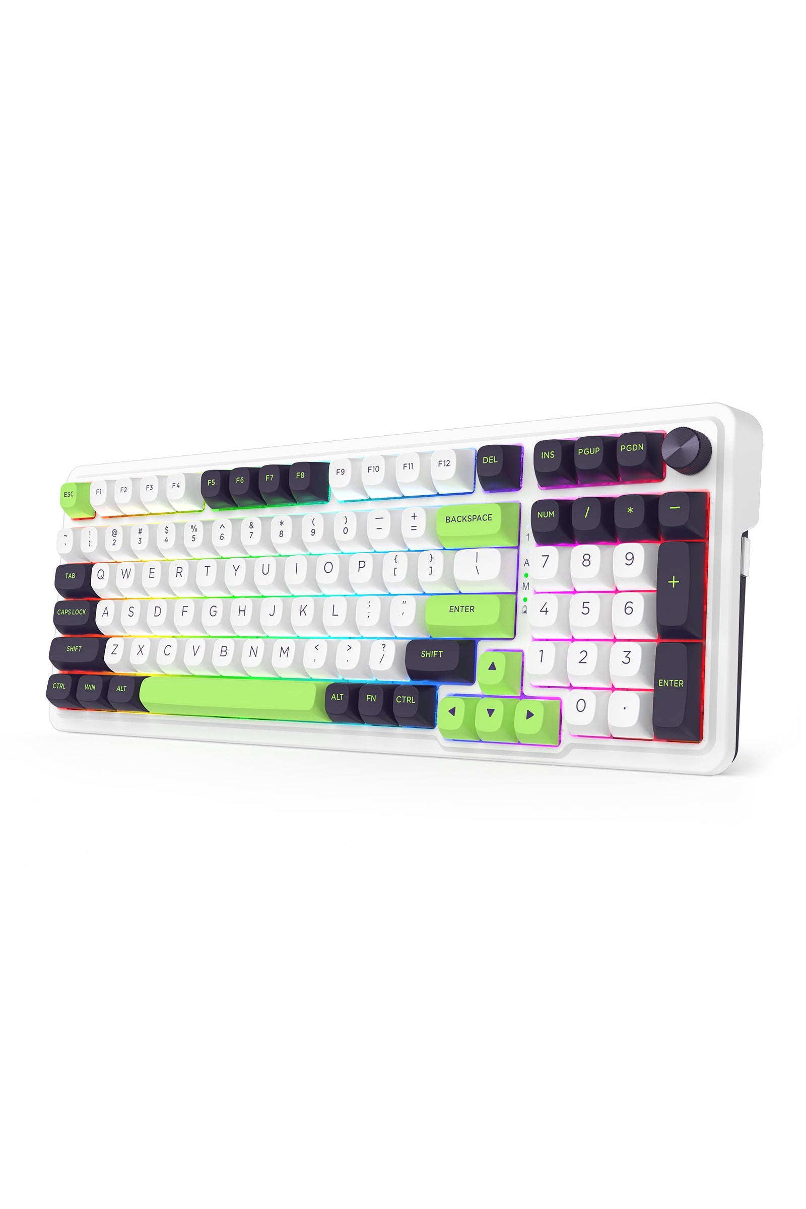 REDRAGON - K686WGB-RGB-MAX EISA 98+1 KB - green