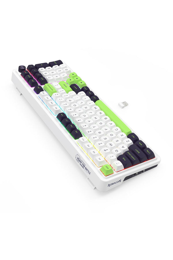 REDRAGON - K686WGB-RGB-MAX EISA 98+1 KB - green