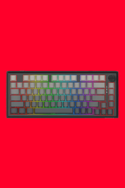 REDRAGON - K687GG-RGB-PRO Freyja Alum KB - grey