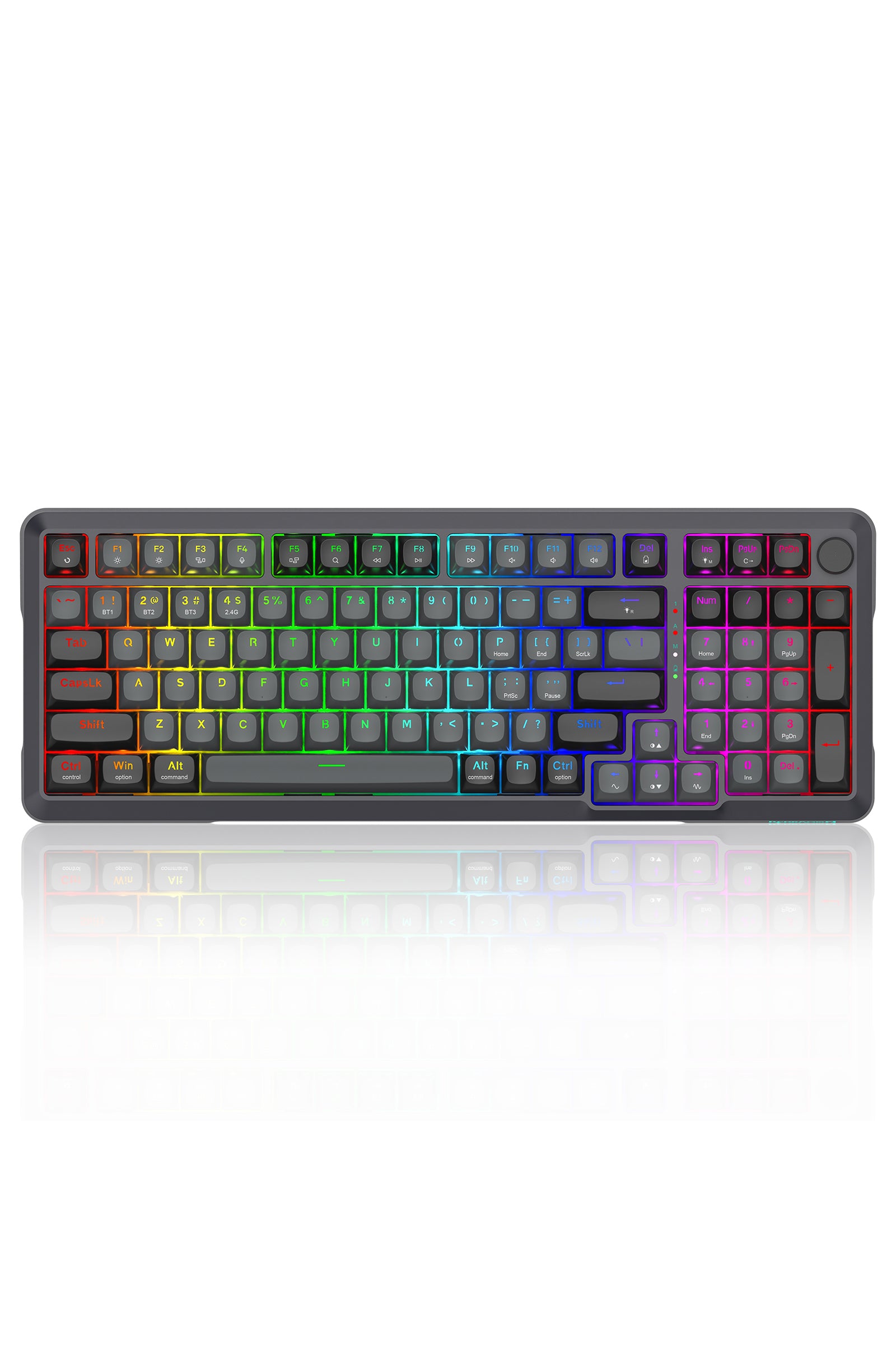 REDRAGON - K688GB-RGB-PRO Bragi Gasket KB - black