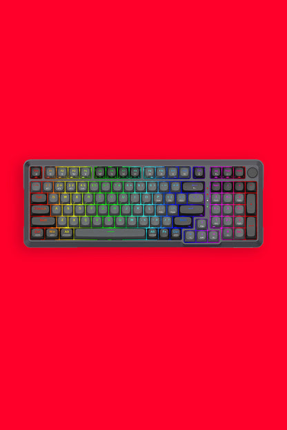 REDRAGON - K688GB-RGB-PRO Bragi Gasket KB - black
