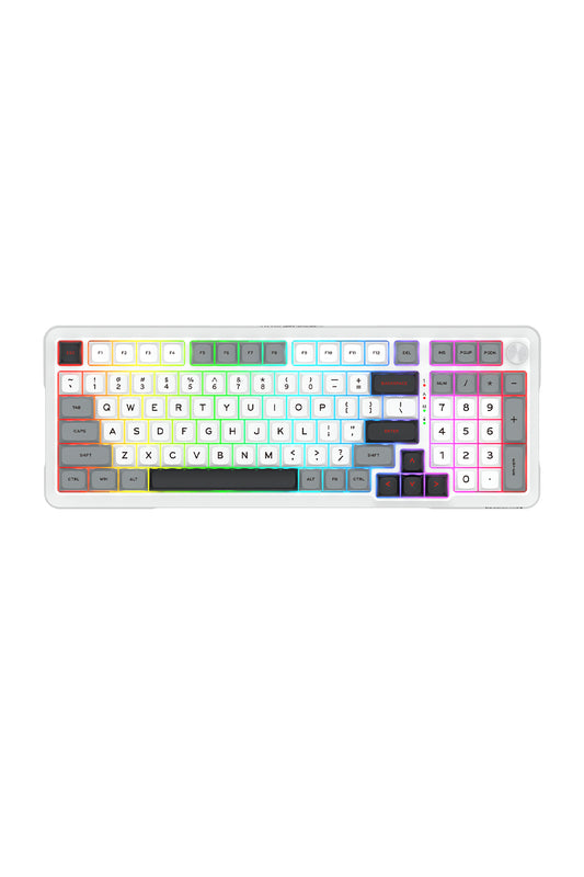 REDRAGON - K689WGL-RGB-PRO BragiGaskey KB - white