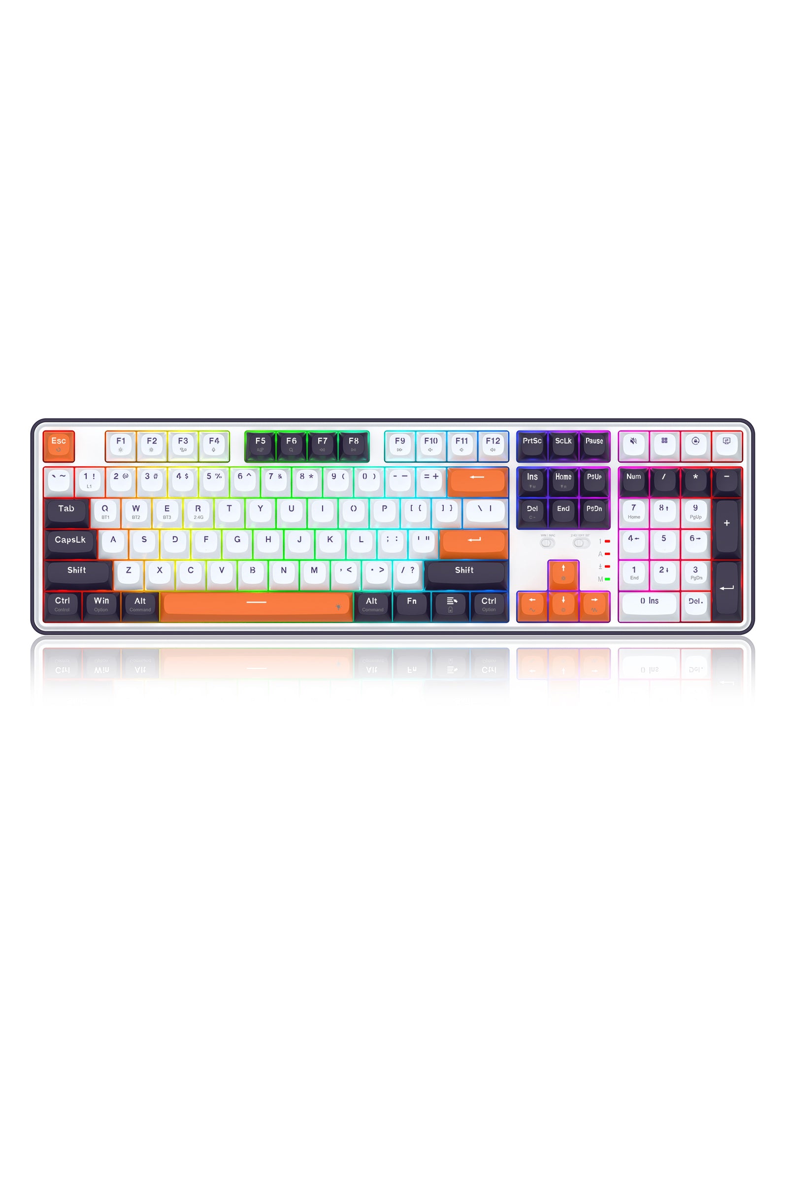 REDRAGON - K689WBO-RGB-PRO Wyvern 108K KB - white