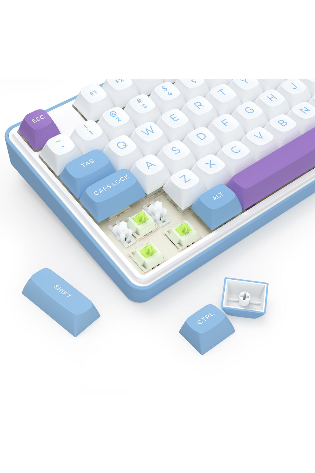 REDRAGON - K707WBP-RGB-PRO S.Blade TKL KB - purple