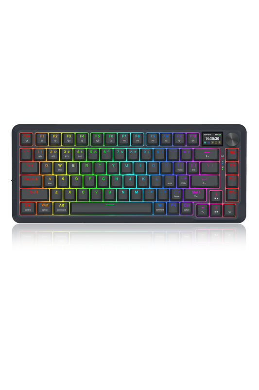 REDRAGON - K708RGB-PRO Fleact 75% LCD KB - black