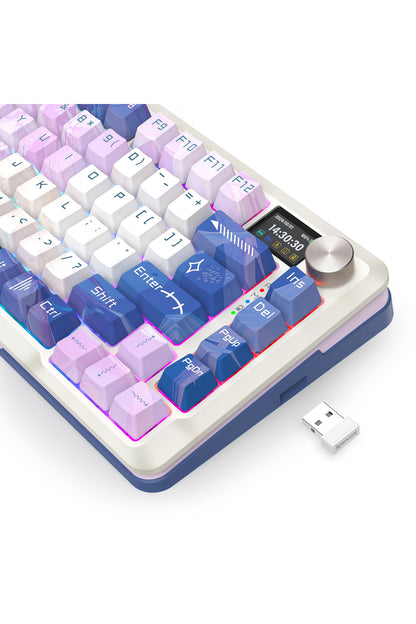 REDRAGON - K708AK-RGB-PRO Fleact 75% KB - purple