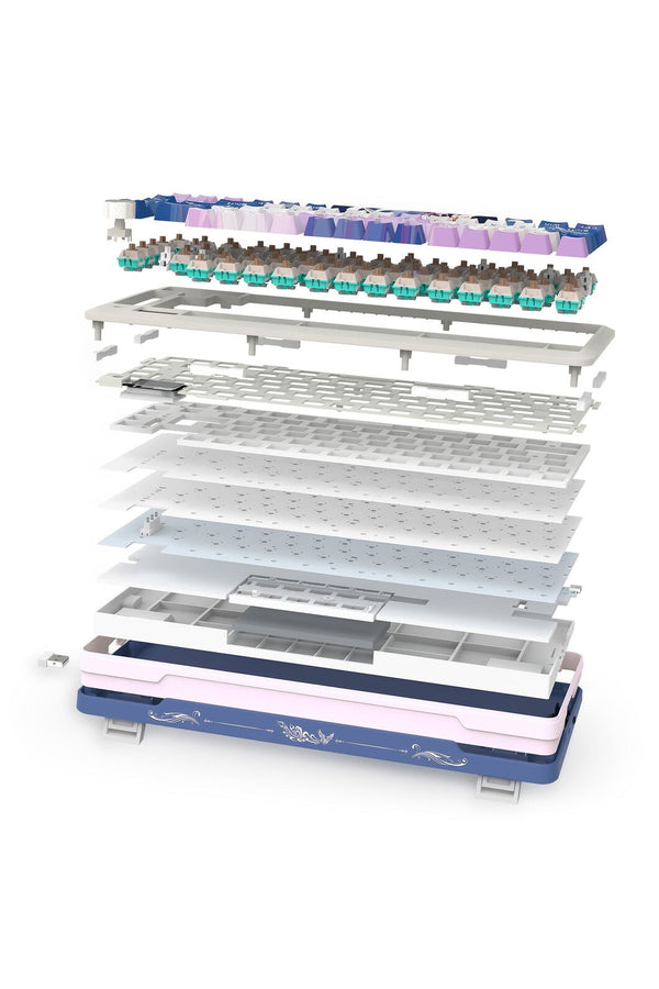 REDRAGON - K708AK-RGB-PRO Fleact 75% KB - purple