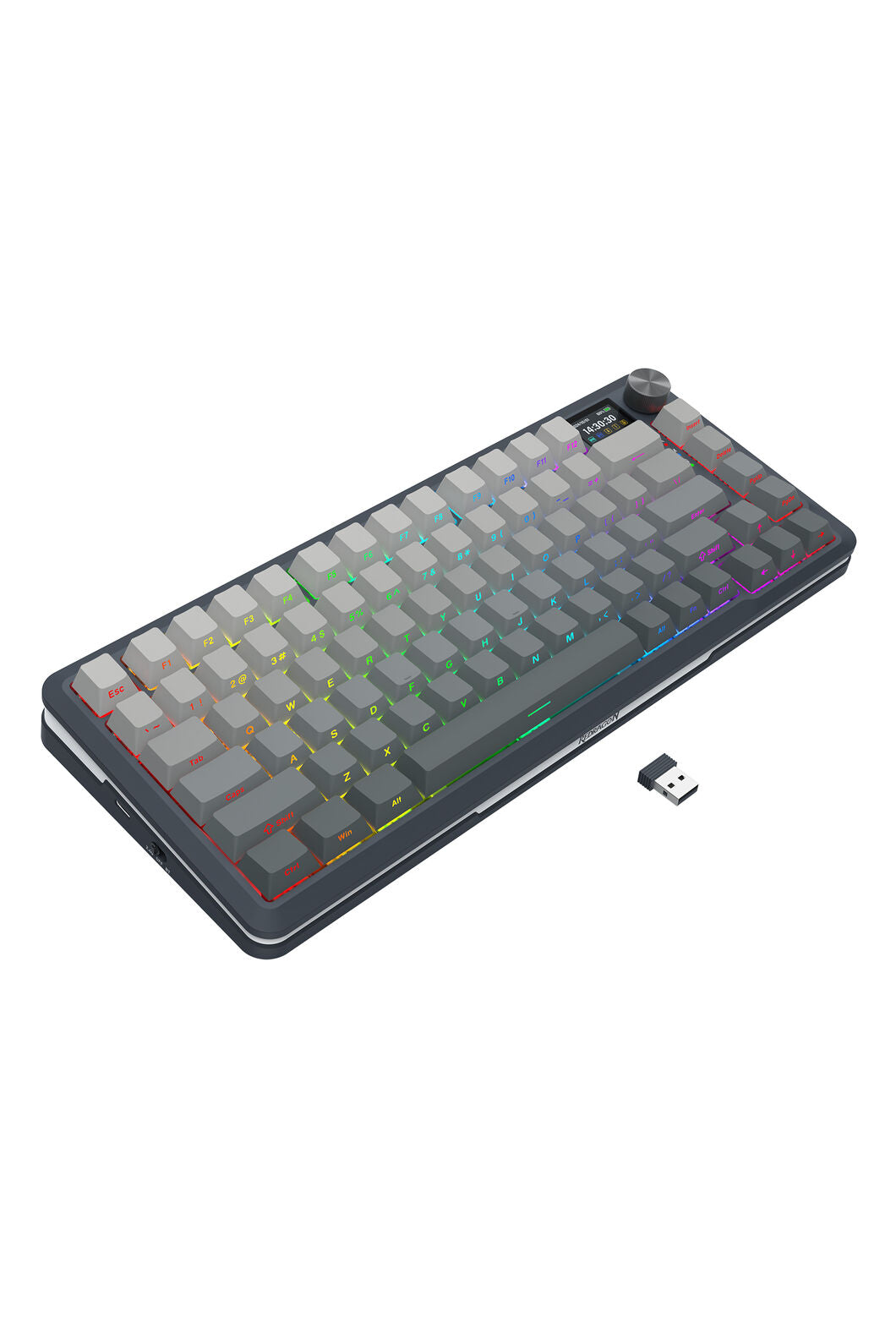 REDRAGON - K708GG-RGB-PRO Fleact 75% KB - charcoal