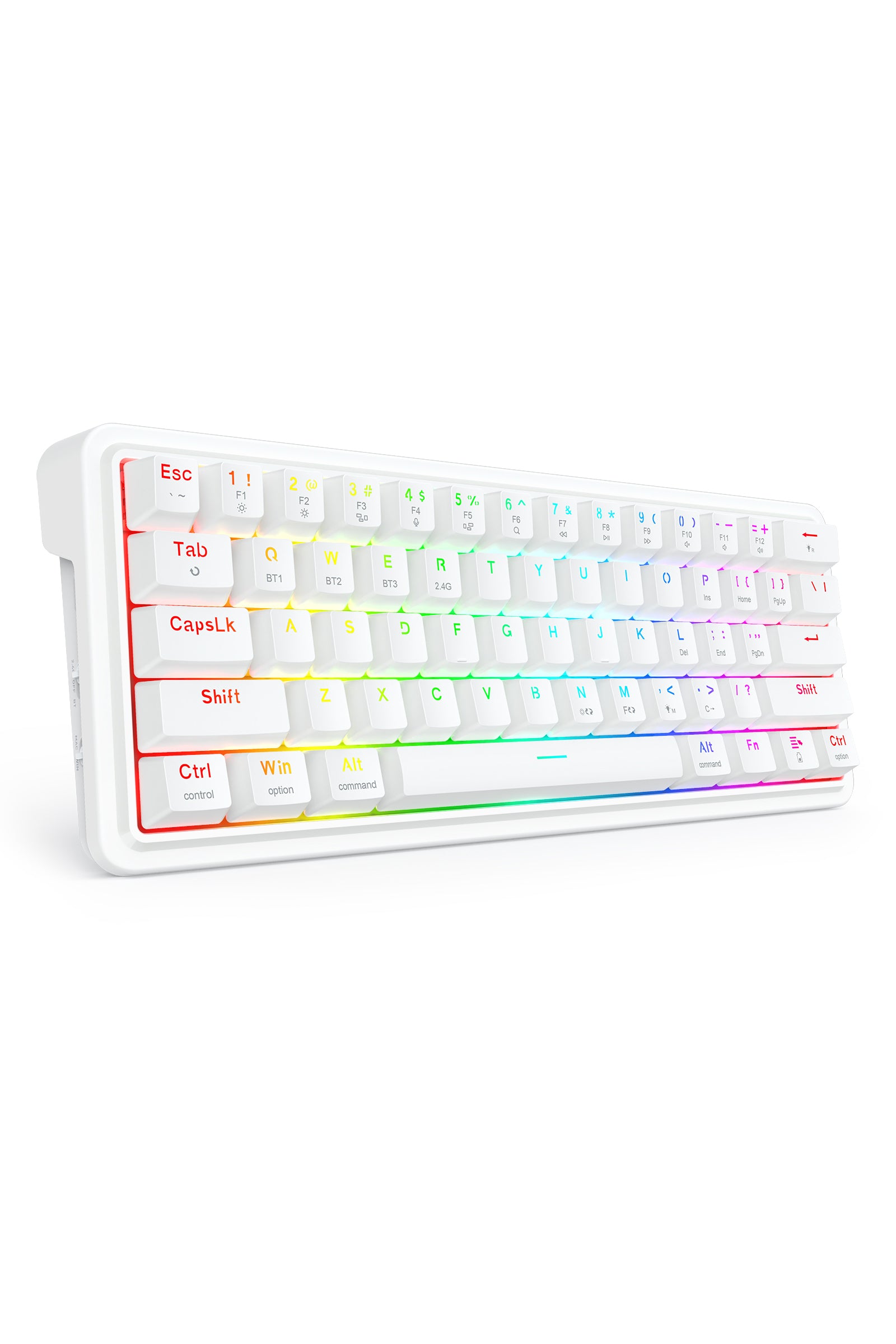 REDRAGON - K730W-RGB-PRO Draconic V2 KB - white