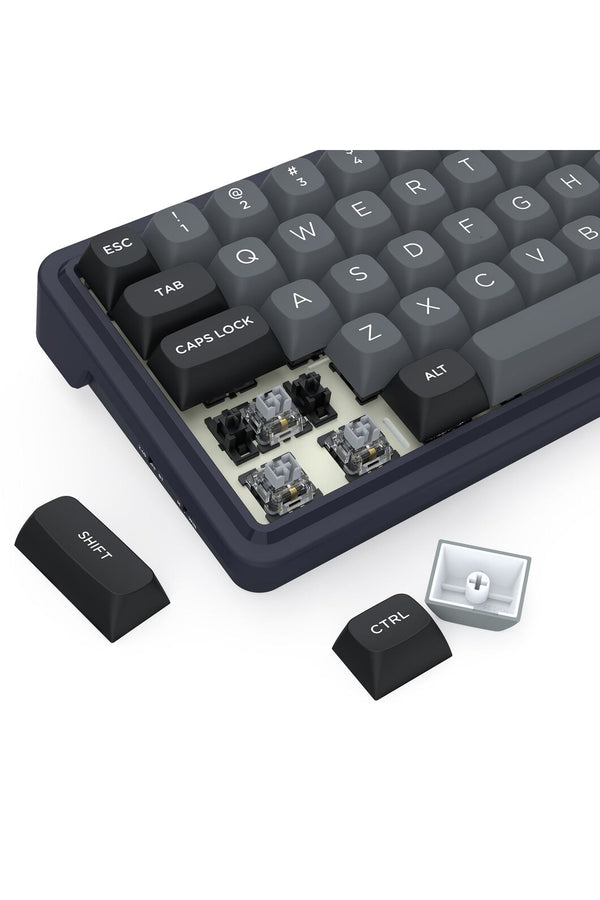 REDRAGON - Redragon K730GB RGB Pro Draconic V2 Black 60% Gasket Wireless Mechanical Keyboard - black