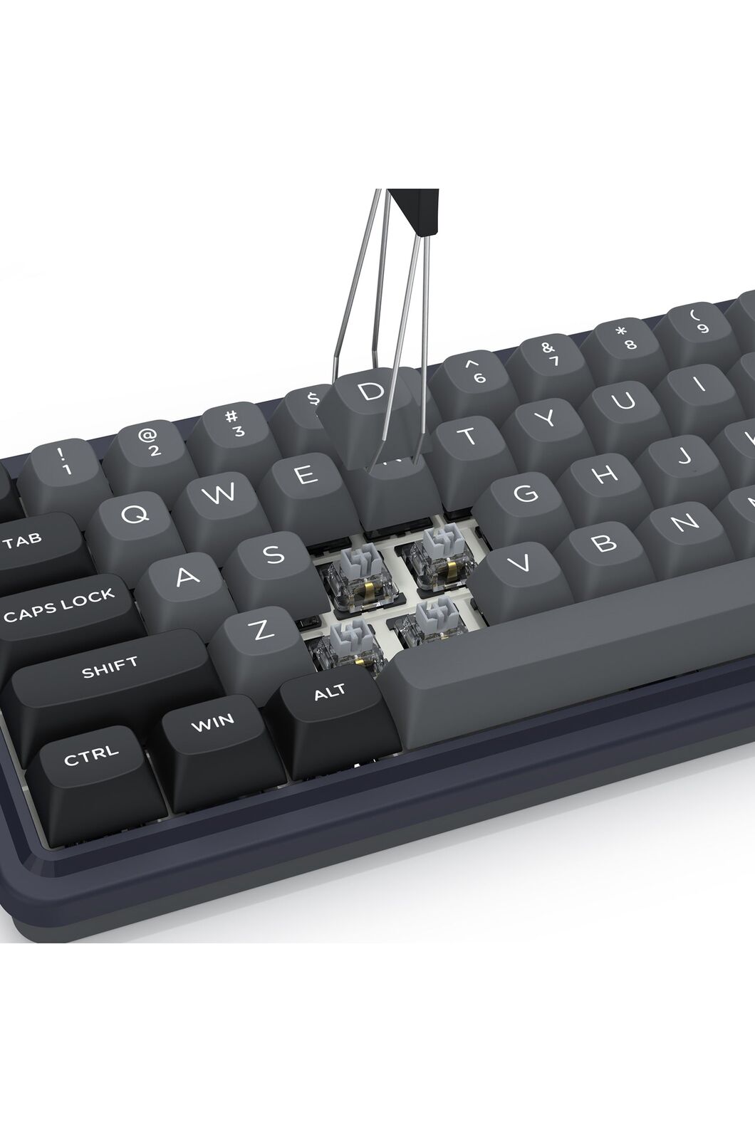 REDRAGON - Redragon K730GB RGB Pro Draconic V2 Black 60% Gasket Wireless Mechanical Keyboard - black
