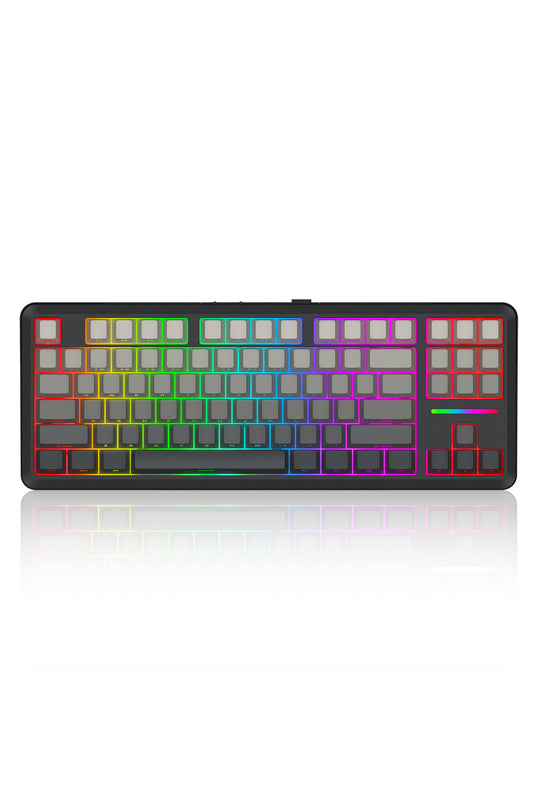 REDRAGON - K734SP-RGB-PRO WildslashTKL KB - charcoal