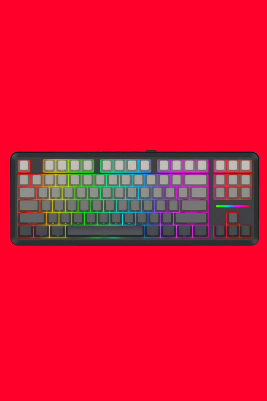 REDRAGON - K734SP-RGB-PRO WildslashTKL KB - charcoal