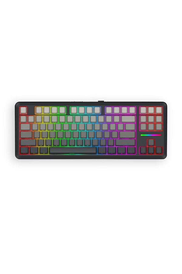 REDRAGON - Redragon K734SP RGB Pro Wildslash Charcoal TKL Gasket Wireless Mechanical Keyboard - charcoal