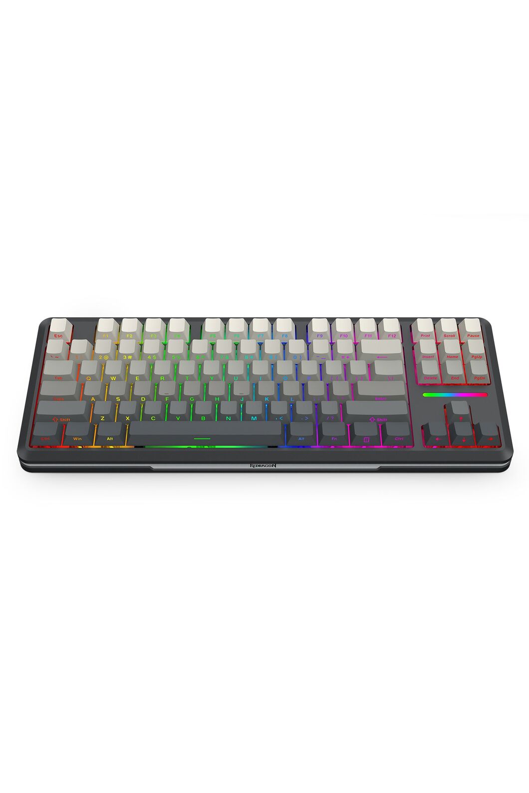 REDRAGON - Redragon K734SP RGB Pro Wildslash Charcoal TKL Gasket Wireless Mechanical Keyboard - charcoal