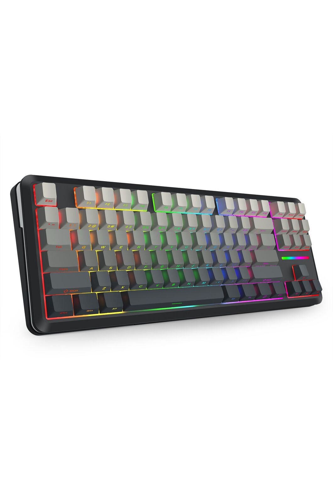 REDRAGON - Redragon K734SP RGB Pro Wildslash Charcoal TKL Gasket Wireless Mechanical Keyboard - charcoal
