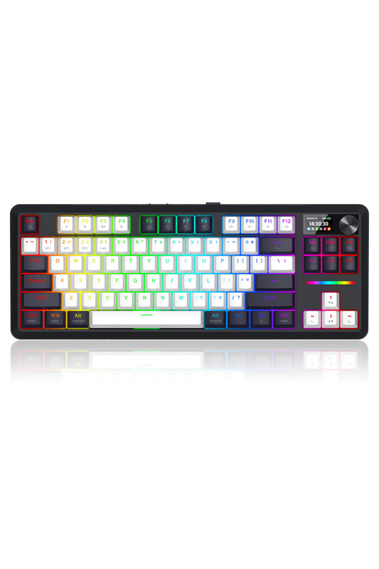 REDRAGON - K746WB-RGB-PRO WildslashLCD KB - black