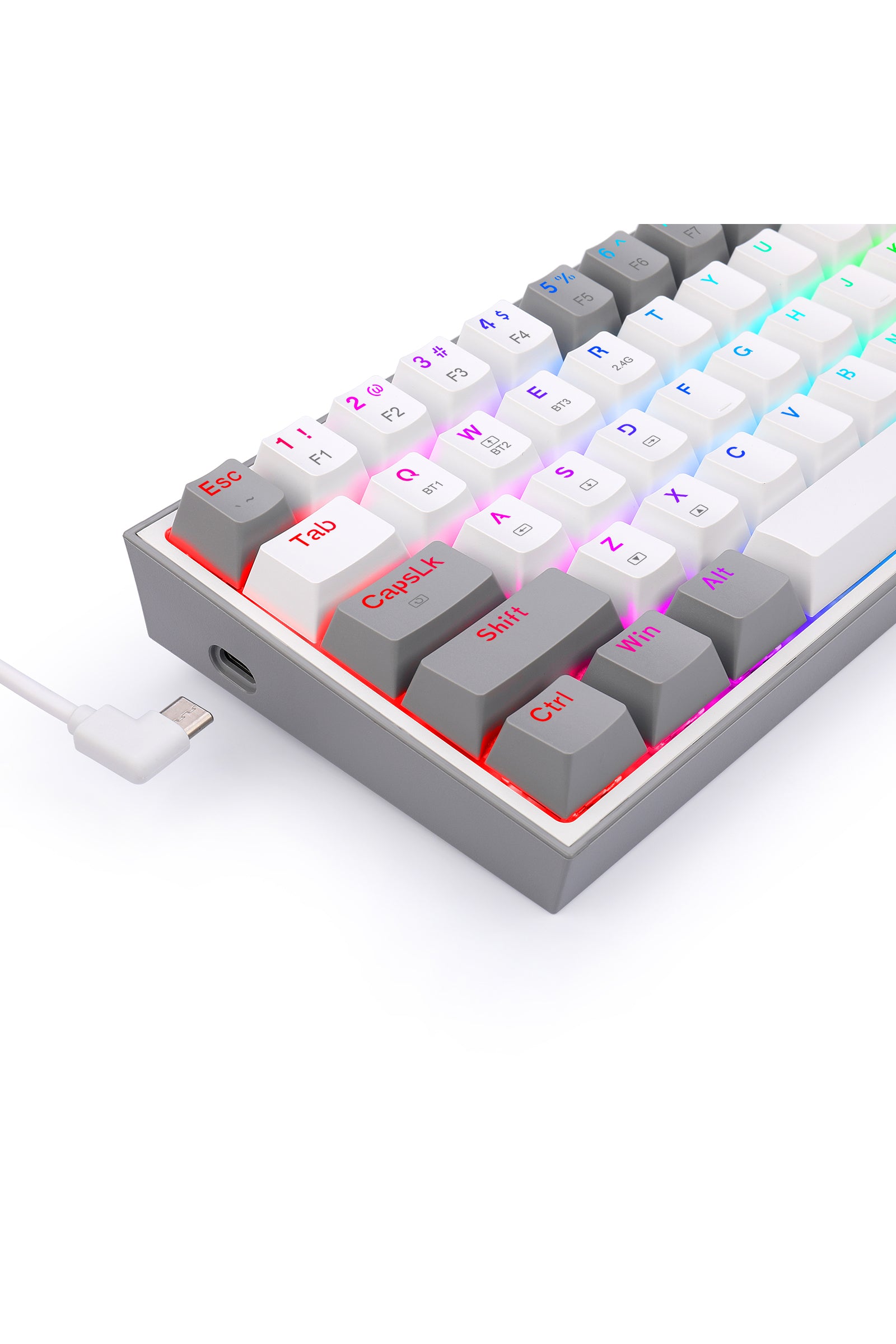 REDRAGON - K616-RGB Fizz RGB Pro 65% KB - grey