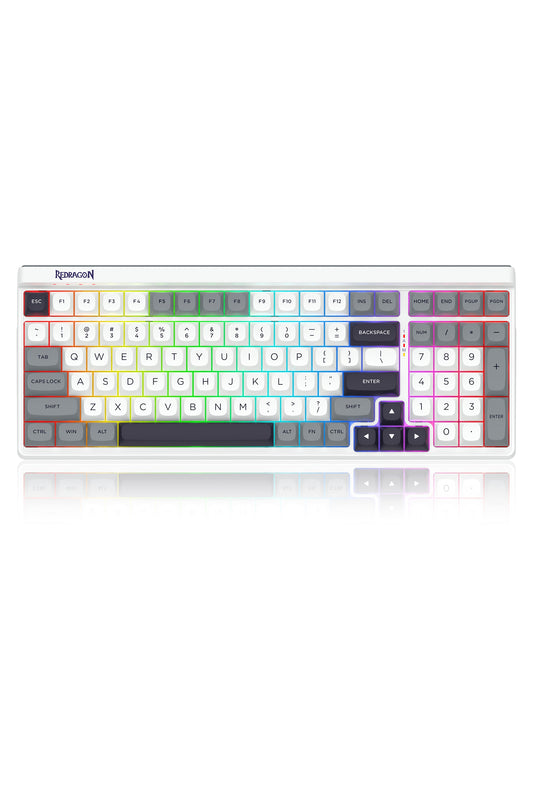 REDRAGON - K656WGB-RGB-PRO Garen Pro KB - white