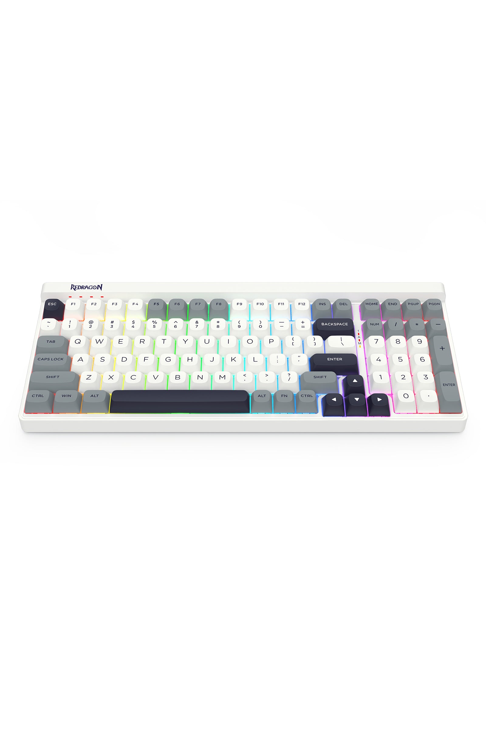 REDRAGON - K656WGB-RGB-PRO Garen Pro KB - white