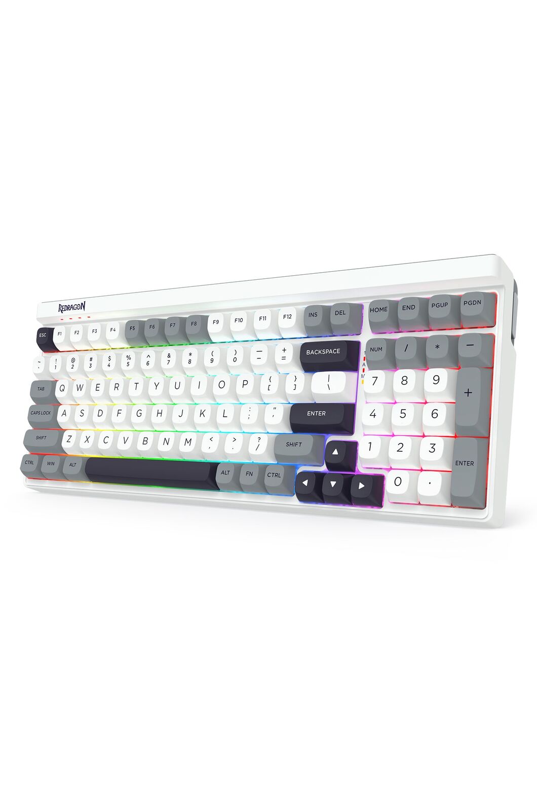 REDRAGON - K656WGB-RGB-PRO Garen Pro KB - white