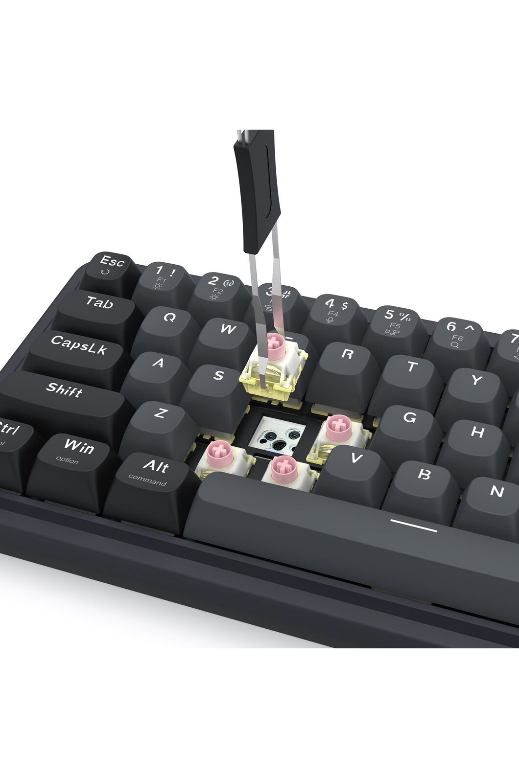 REDRAGON - Redragon K709GB RGB M 68% UltraMag Rapid Trigger Magnetic Keyboard - black