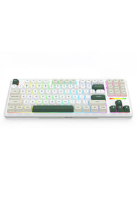 REDRAGON - Redragon K734WCG RGB Pro Wildslash White TKL Gasket Wireless Mechanical Keyboard - white