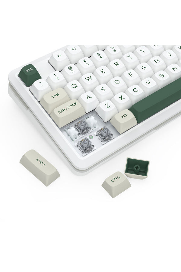 REDRAGON - Redragon K734WCG RGB Pro Wildslash White TKL Gasket Wireless Mechanical Keyboard - white