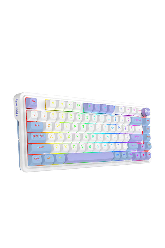 ELECTRONIC REBELLION - K673WBP-RGB-MAX 75% gasket KB - white-purple