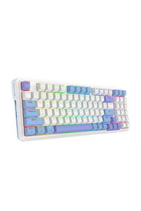 ELECTRONIC REBELLION - K664WBP-RGB-PRO Gloria 94% KB - white-purple