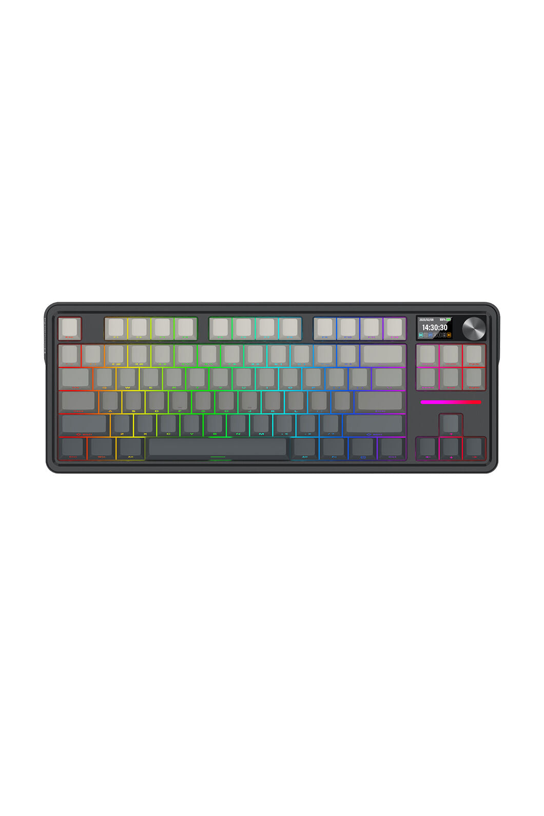 ELECTRONIC REBELLION - K743SP-RGB-PRO Antonium LCD KB - grey