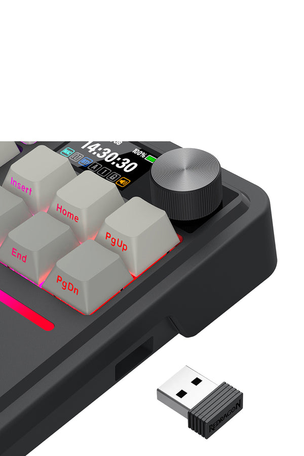 ELECTRONIC REBELLION - K743SP-RGB-PRO Antonium LCD KB - grey