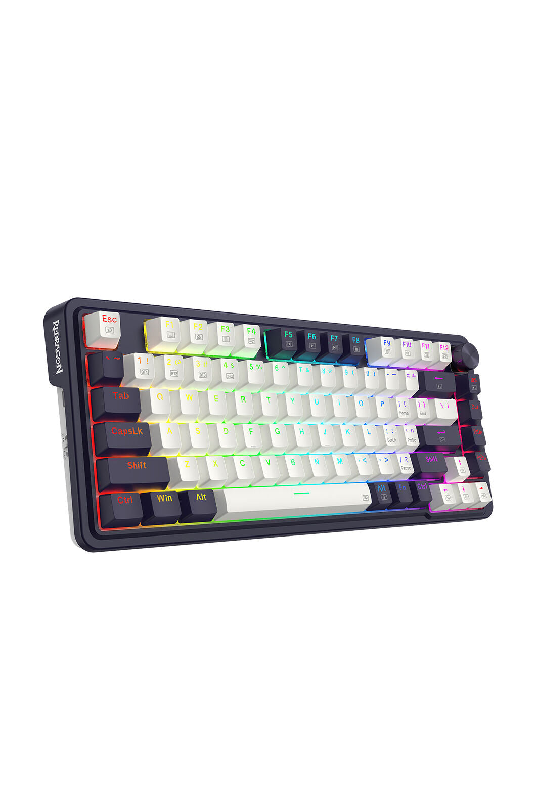 ELECTRONIC REBELLION - K673WB-RGB-PRO 75% gasket KB - white-black