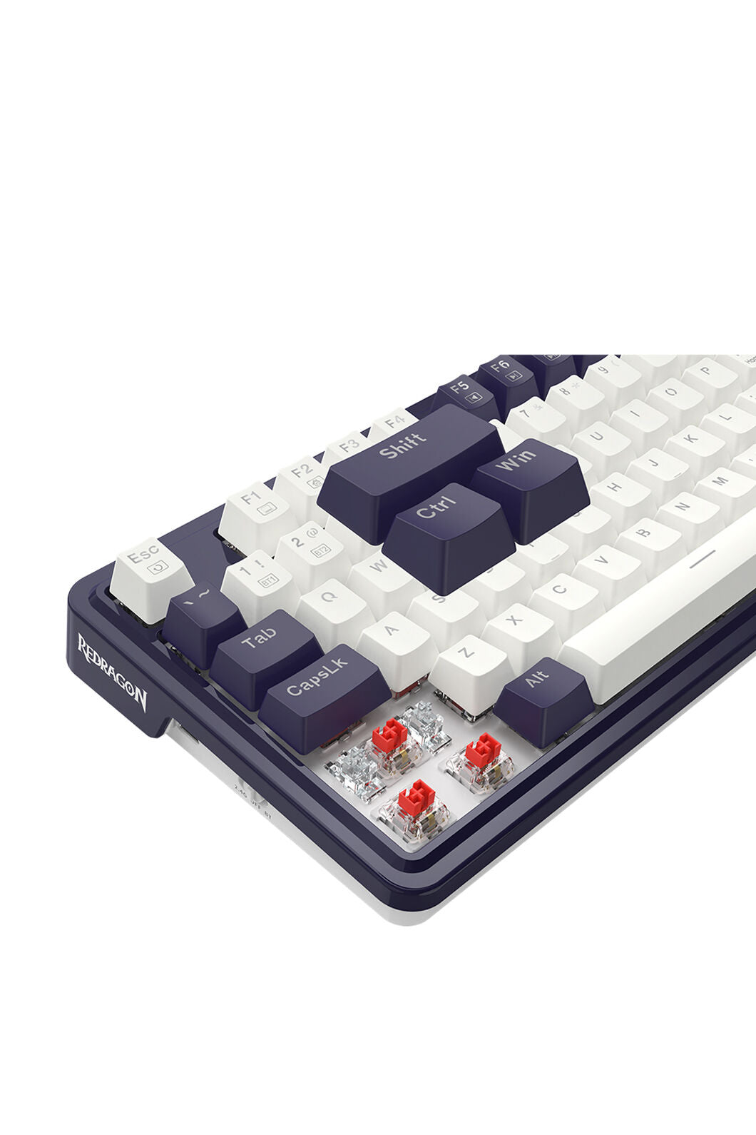 ELECTRONIC REBELLION - K673WB-RGB-PRO 75% gasket KB - white-black
