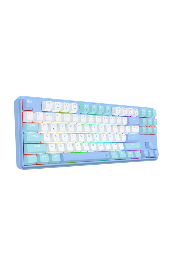 ELECTRONIC REBELLION - K707WBB-RGB S.Blade TKL KB - white-blue