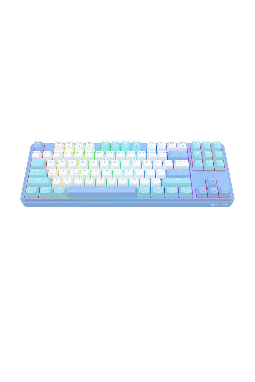 ELECTRONIC REBELLION - K707WBB-RGB S.Blade TKL KB - white-blue